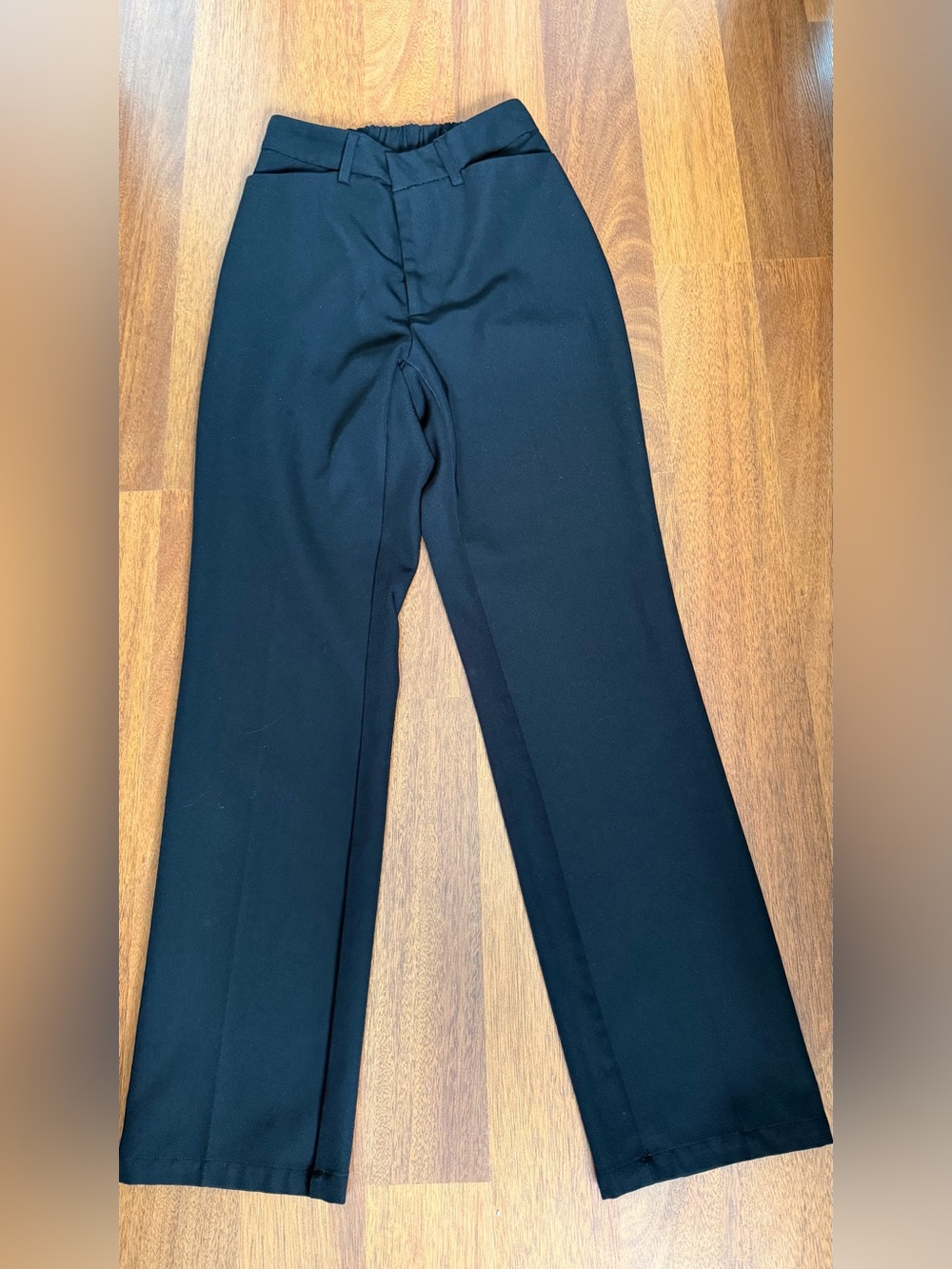 Straight-Leg Black Women's Dress Pants